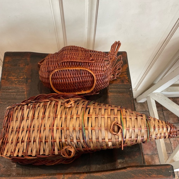 Vintage Boho Turkey and Cornucopia Baskets - Picture 7 of 8